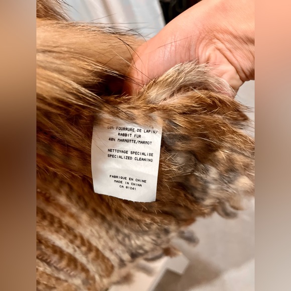 LA CONTEMPORAINE - SIMONS fur vest (one size) - Picture 2 of 4